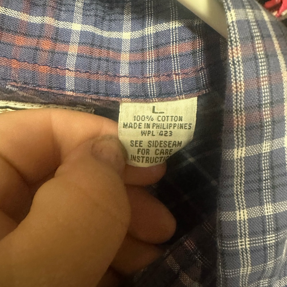 Levi's Blue Casual Button Down Shirt - Picture 3 of 4